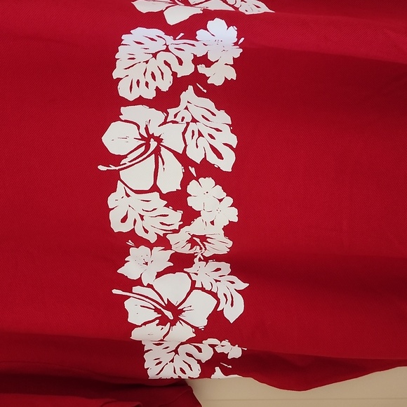 NWT POLO RALPH LAUREN RED BUTTON SHIRT XXL HIBISCUS HAWAII CRUISE HAWAIIAN - Picture 4 of 11